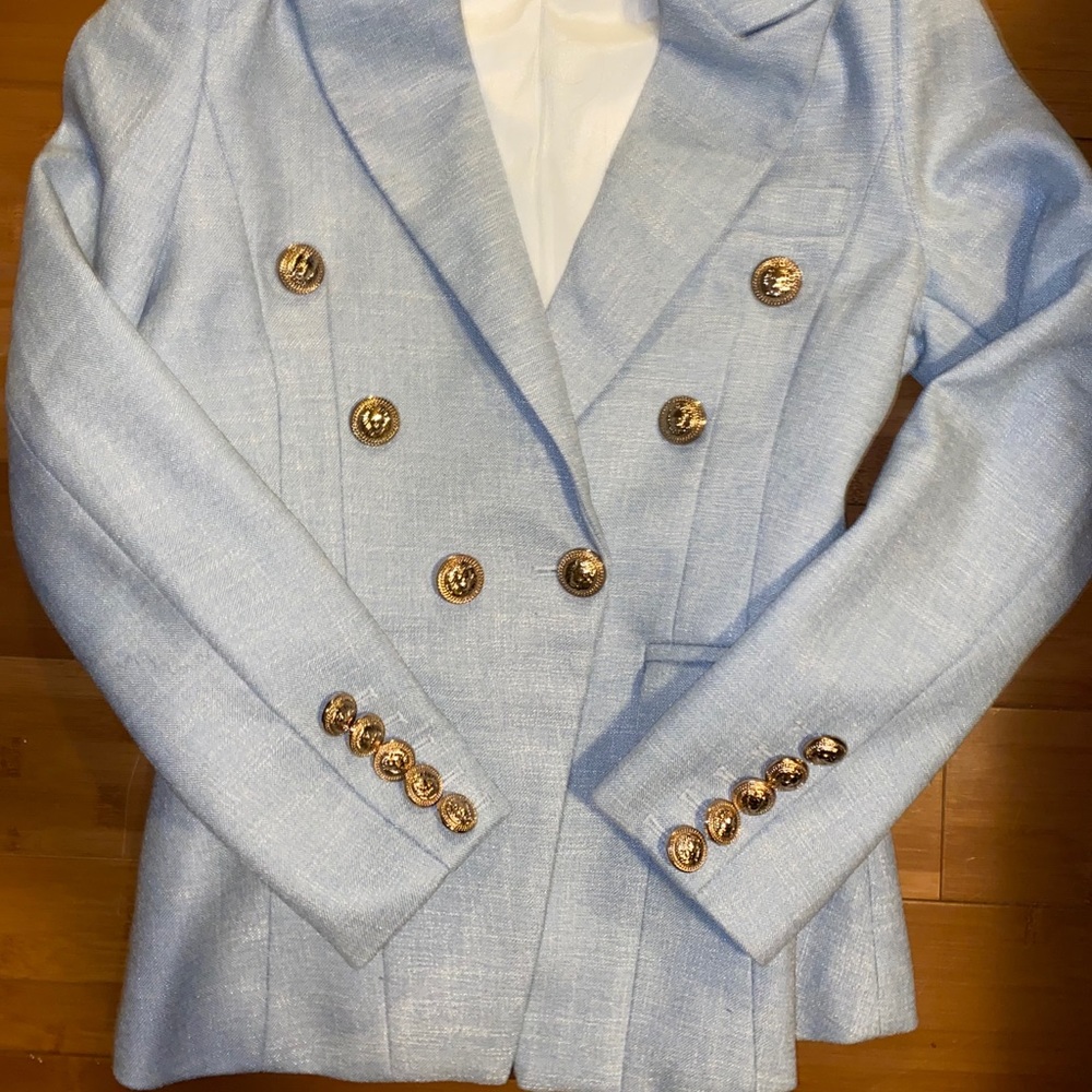 Gold Button Blazer